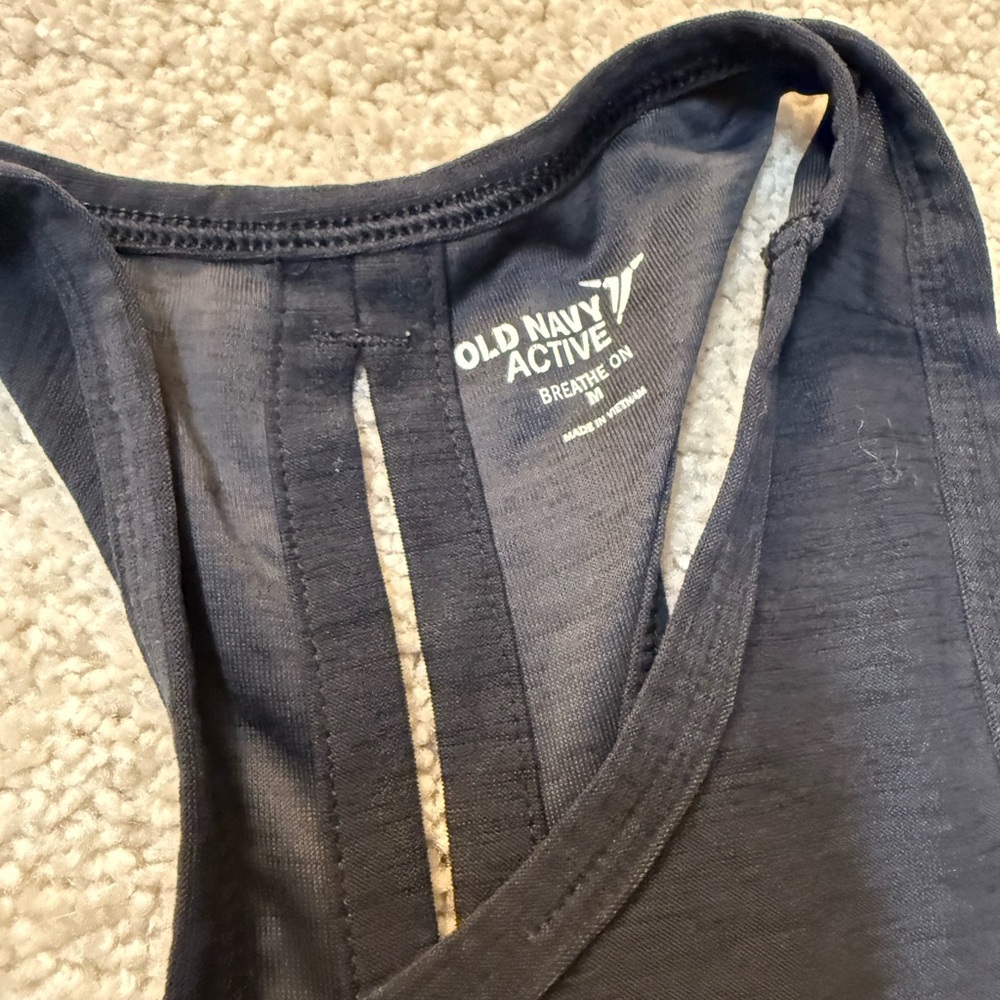 Old Navy Black Racerback Tank - Picture 3 of 3